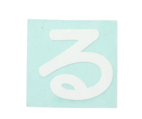 61-7426-54 Character Seal White Ru CL30W-