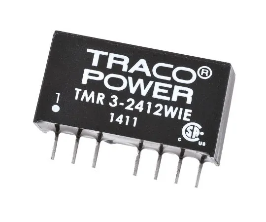 63-5084-99 TRACOPOWER TMR 3WIE 3W Isolated DC-DC Converter Through Hole, Voltage in 9 → 36 V dc, Voltage out 12V dc TMR 3-2412WIE