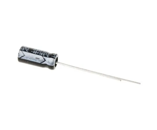 63-4998-43 RS PRO 33μF 50V dc Aluminium Electrolytic Capacitor, Through Hole 5 (Dia.) x 11mm +105°C 5mm 2mm 11mm 711-1431