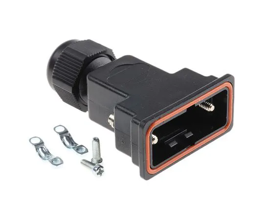 63-4970-80 Harting D-sub Waterproof Series Polymer D-sub Connector Backshell, 9 Way 9670090438