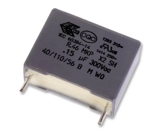 63-5157-90 KEMET 3.3μF Polypropylene Capacitor PP 310 V ac, 630 V dc ±10% Tolerance Through Hole R46 Series R463R433050M2K