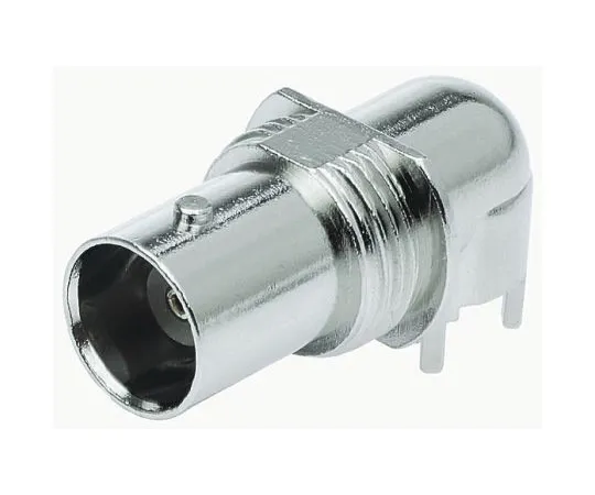 63-5003-09 TE Connectivity Right Angle 50Ω PCB Mount Bulkhead Fitting BNC Connector, jack, Tin, Through Hole Termination 5415025-1