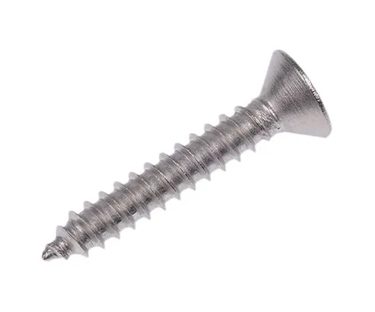 63-6571-44 RS PRO Plain Stainless Steel Countersunk Head Self Tapping Screw, N°No. 8 x 1in Long 25mm Long 180-695