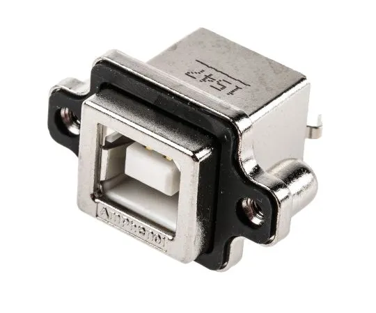 63-5027-02 Amphenol 1 Port Straight Through Hole Mount Female Type B USB Connector MUSBD51100