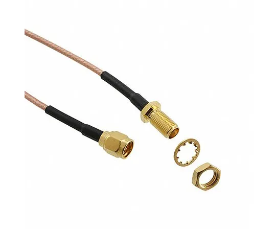 63-5162-73 Cinch Connectors Male SMA to Female SMA RG-316 Coaxial Cable, 50 Ω, 415 415-0031-012