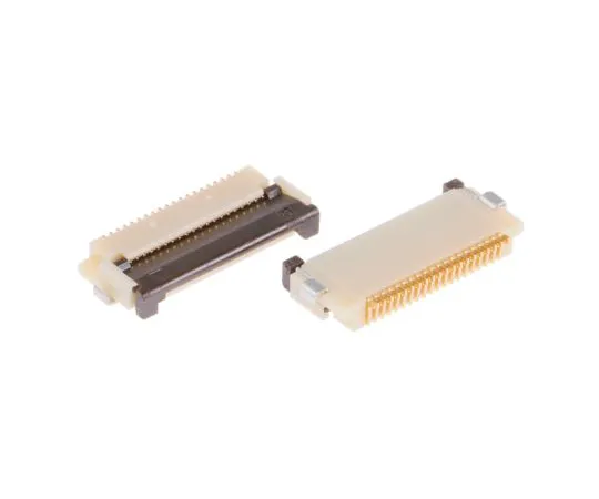 63-4965-68 Hirose FH12 0.5mm Pitch 20 Way Right Angle SMT Female FPC Connector, ZIF Bottom Contact FH12-20S-0.5SH(55)