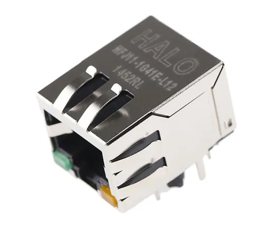63-5037-44 Halo Electronics RJ45 UTP Straight RJ Jack, FastJack Series HFJ11-1G41E-L12RL