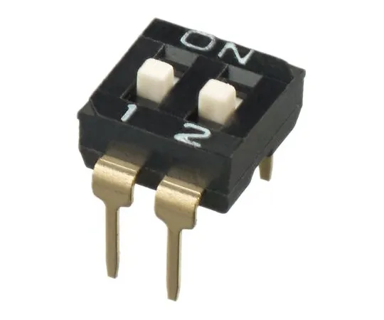 63-5159-01 2 Way Through Hole DIP Switch SPST, Raised Actuator Slide Actuator IKD0200101