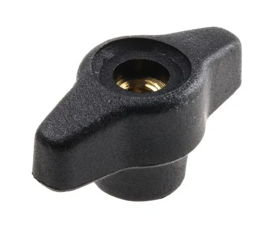 63-6567-76 RS PRO Black Wing Clamping Knob, M6 169-345