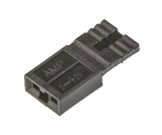 63-4947-18 TE Connectivity AMPMODU NOVO Shunt Female Straight Black Handle, Open Top 2 Way 1 Row 2.54mm Pitch 881545-1