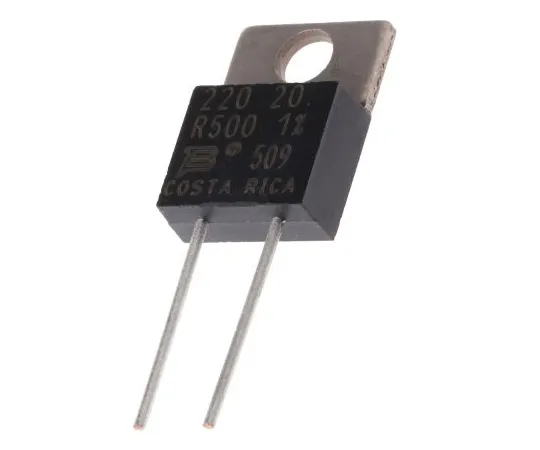 63-5110-80 Bourns 500mΩ 20W Thick Film Resistor ±1% ±100ppm/°C PWR220T-20-R500F