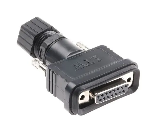 63-5019-98 Amphenol SDB Series Cable Mount, 15 Pin D-sub Connector Socket, Shell Size A Waterproof D-Sub SDB-15BFFA-SL7001