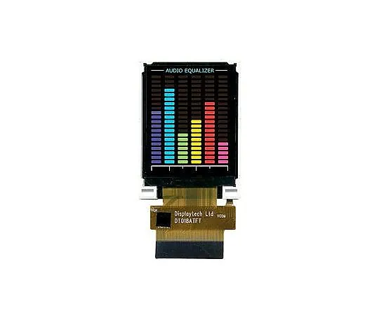 63-5094-95 Displaytech DT018ATFT TFT LCD Colour Display, 1.8in, 128 x 160pixels DT018ATFT