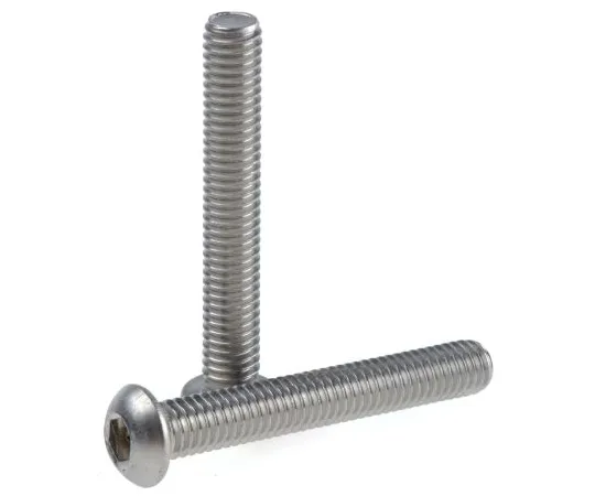 63-5111-98 RS PRO M6 x 40mm Hex Socket Button Screw Plain Stainless Steel 797-6109