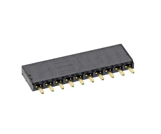 63-5080-32 Samtec SSW Series 2.54mm Pitch 10 Way 1 Row Straight PCB Socket, Through Hole, Solder Termination SSW-110-01-G-S