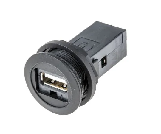 63-5158-10 Harting har-Port Series, , 0945452 Series Number Panel Mount, Version 2.0 USB Connector, Receptacle 9454521903