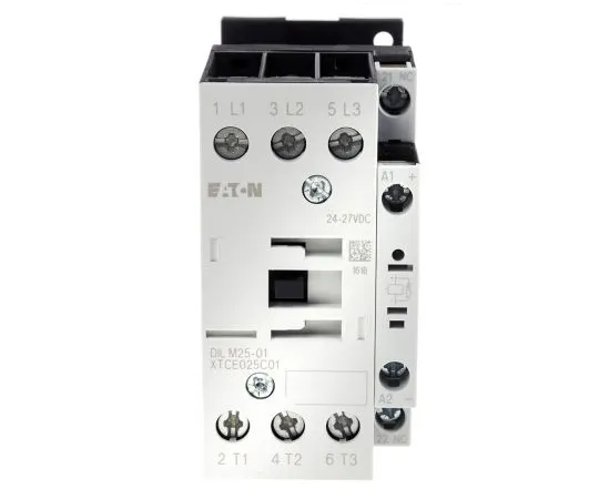 63-5048-42 Eaton 3 Pole Contactor, 25 A, 24 V dc Coil, xStart, 3NO, 11 kW DILM25-01(RDC24)
