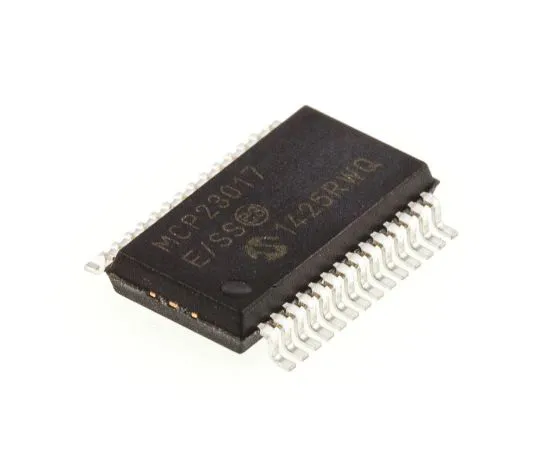 63-4949-80 Microchip MCP23017-E/SS, 16-Channel I/O Expander 1.7MHz, I2C, 28-Pin SSOP MCP23017-E/SS
