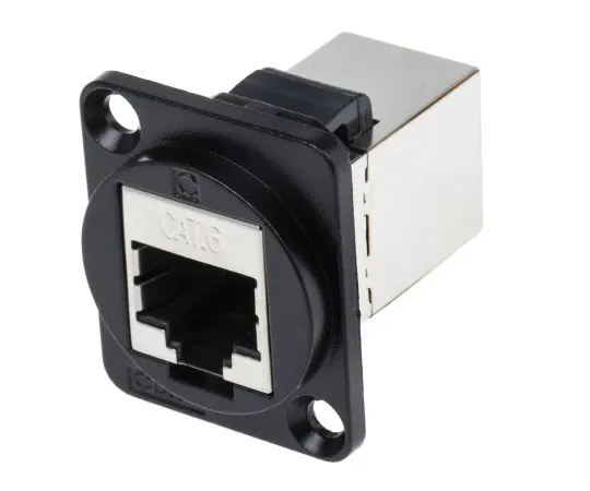 63-5177-84 RS PRO Cat6 RJ45 Feedthrough Connector, 2 Port, FTP 916-0259