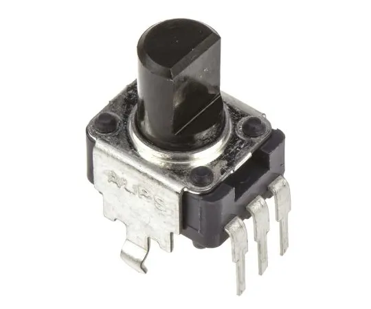 63-5029-60 Alps Electric 1 Gang Rotary Potentiometer with a 6 mm Dia. Shaft, 10kΩ, ±20%, 0.05W, Linear RK09K1130A6S RK09K1130A6S