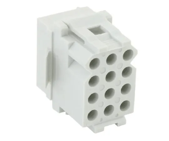 63-5173-51 Souriau SMS Female Connector Housing, 12 Way, 4 Row SMS12R3