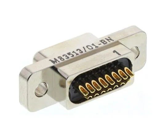 63-5016-68 Glenair M83513 Series Cable Mount, 15 Pin D-sub Connector Plug Micro-D M83513/01-BN