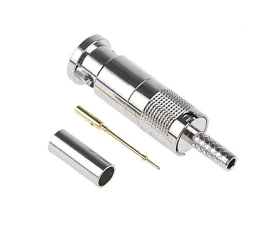 63-5177-85 COAX Connectors Straight Cable Mount 75Ω Mini BNC Connector Plug for *** with BELDEN 179DT, RG179, RG187 Cable 67-005-B66-AB