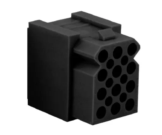63-5173-53 Souriau SMS Female Connector Housing, 12 Way, 4 Row SMS12R1