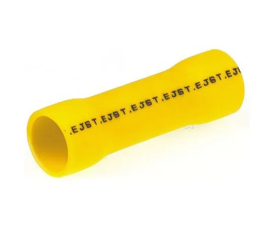 63-4964-62 JST FVC Butt Wire Splice Connector, Yellow, Insulated 12 → 10 AWG FVC-5.5(LF)