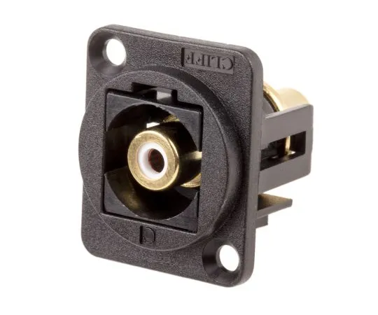 63-5167-57 RS PRO Black Panel Mount RCA Socket 898-7624