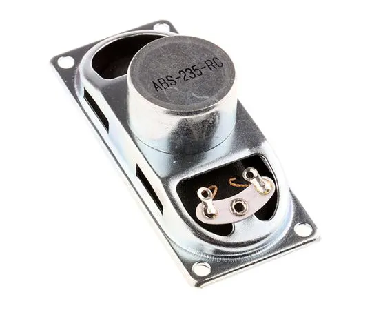 63-5130-22 RS PRO 8Ω 2W Miniature Speaker 70 x 30.5 x 23mm (LxWxD) 817-9132