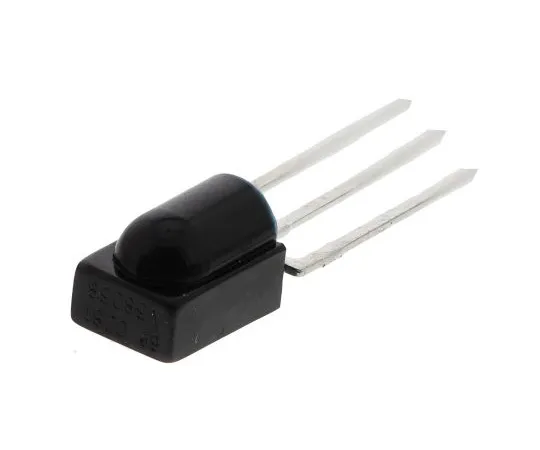 63-4993-06 Vishay TSOP38238, 38kHz IR Receiver, 950nm, 45m Range, 2.5 V - 5.5V, Through Hole, 5 x 4.8 x 6.95mm TSOP38238