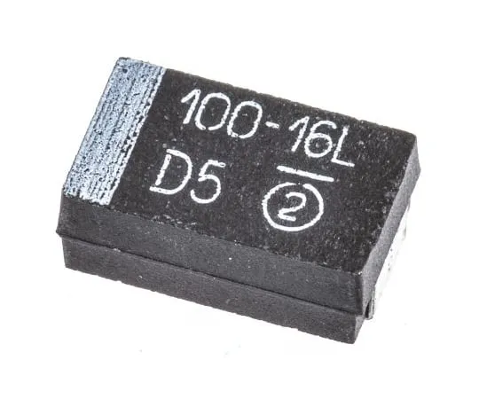 63-4959-16 Vishay Tantalum Capacitor 100μF 16V dc MnO2 Solid ±10% Tolerance 293D Series 293D107X9016D2TE3