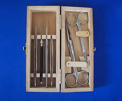61-4481-90 Anatomical Set 6 Points with Wooden Box 550006