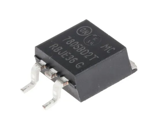 63-4967-16 ON Semiconductor, 5 V Linear Voltage Regulator, 2.2A, 1-Channel, ±4% 3-Pin, D2PAK MC7805BD2TG MC7805BD2TG