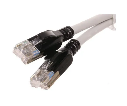 63-5046-97 Bel-Stewart Grey Cat7 Cable, 2m Male RJ45/Male RJ45 CA77-002M0-8