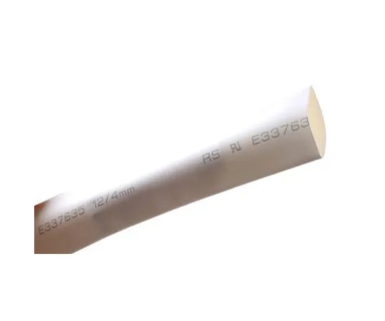 63-4979-42 RS Pro White No Heat Shrink Tubing 12mm Sleeve Dia. x 4m Length 3:1 Ratio 700-4560
