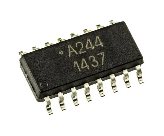 63-4972-42 Broadcom, ACPL-244-500E AC Input Transistor Output Quad Optocoupler, Surface Mount, 16-Pin SOIC ACPL-244-500E
