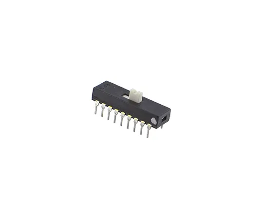 63-5096-68 PCB Slide Switch Six Pole Double Throw (6PDT) Momentary 300 mA @ 115 V ac Ext***ed, Slide ASE6204