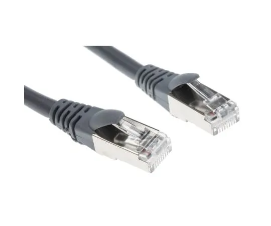 63-5092-88 RS Pro Shielded Cat6a Cable 1m, Grey, Male RJ45/Male RJ45 778-5121
