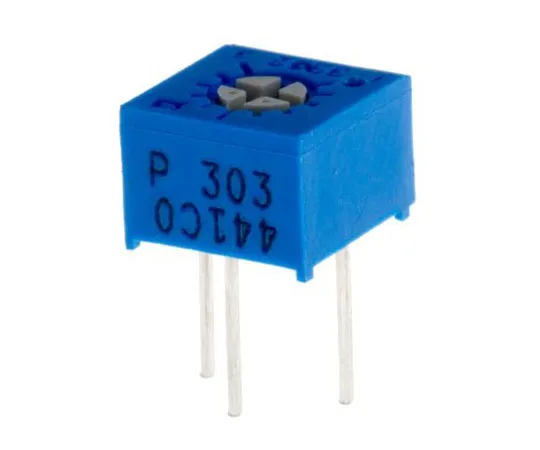 63-5099-86 30kΩ Through Hole Trimmer Potentiometer 0.5W Top Adjust Bourns 3362 Series 3362P-1-303LF