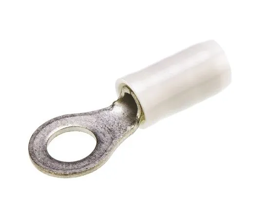 63-4997-53 TE Connectivity PIDG Series Insulated Crimp Ring Terminal, M5 Stud Size, 1.65mm² to 3.45mm² Wire Size, Red, White 152872