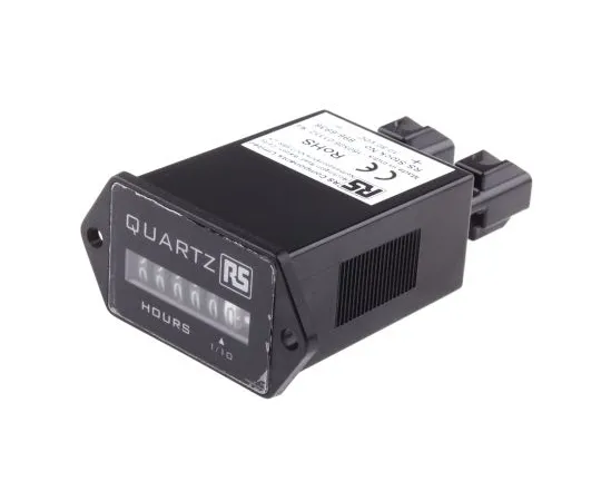 63-5165-67 RS PRO Hour Counter, 6 digits, Digital, Spade Terminal Connection, 10 → 80 V dc 896-6936