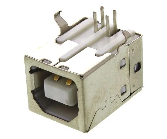 63-4939-75 ASSMANN WSW 1 Port Right Angle Through Hole Mount Female Type B USB Connector A-USBSB