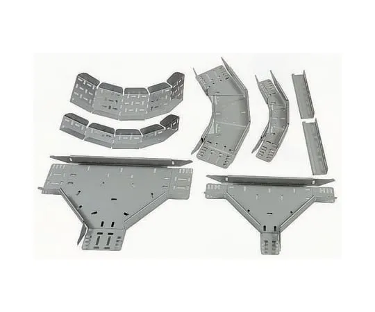 63-6551-35 Legrand Heavy Duty Adjustable Riser Hot Dip Galvanised Steel Cable Tray, 75 mm Width, 50mm Depth SRFAR/75/G