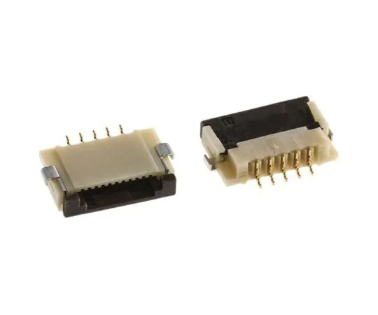 63-5088-01 Hirose FH12 1mm Pitch 5 Way Right Angle SMT Female FPC Connector, ZIF Bottom Contact FH12-5S-1SH(55)