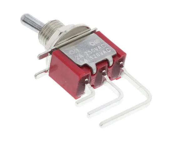63-5035-81 RS PRO Single Pole Double Throw (SPDT) Toggle Switch, Latching, PCB 734-7094