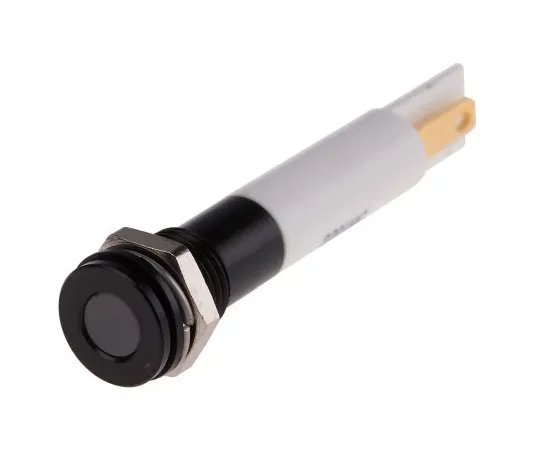 63-5145-15 RS PRO White Indicator, 220 V ac, 8mm Mounting Hole Size, Solder Lug Termination, IP67 846-2936