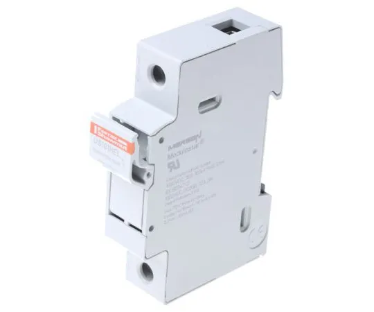 63-5083-07 Mersen 32A Rail Mount F*** Holder for 10 x 38mm F***, 1000V dc D100997K