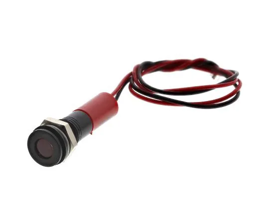 63-4978-13 RS PRO Red Indicator, 24 V dc, 8mm Mounting Hole Size, Lead Wires Termination, IP67 700-1990